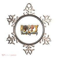 Happy Thanksgiving Turkey Cute Holiday Ornament thumb 0