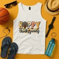 Happy Thanksgiving Turkey Cute Holiday Tank Top thumb 4
