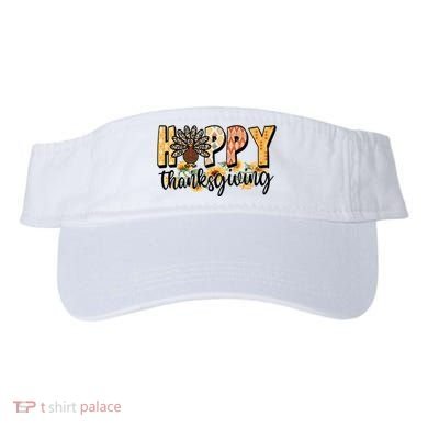 Happy Thanksgiving Turkey Cute Holiday Visor