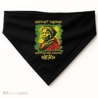 Harriet Tubman Underground Railroad Hero Black History USA-Made Doggie Bandana thumb 0
