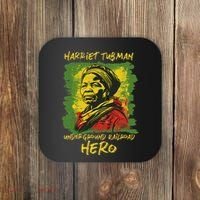 Harriet Tubman Underground Railroad Hero Black History Coaster thumb 0