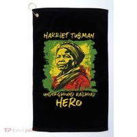 Harriet Tubman Underground Railroad Hero Black History Golf Towel thumb 0