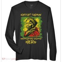 Harriet Tubman Underground Railroad Hero Black History Zone Performance Long-Sleeve T-Shirt thumb 0