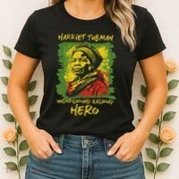 Harriet Tubman Underground Railroad Hero Black History Women's T-Shirt thumb 2