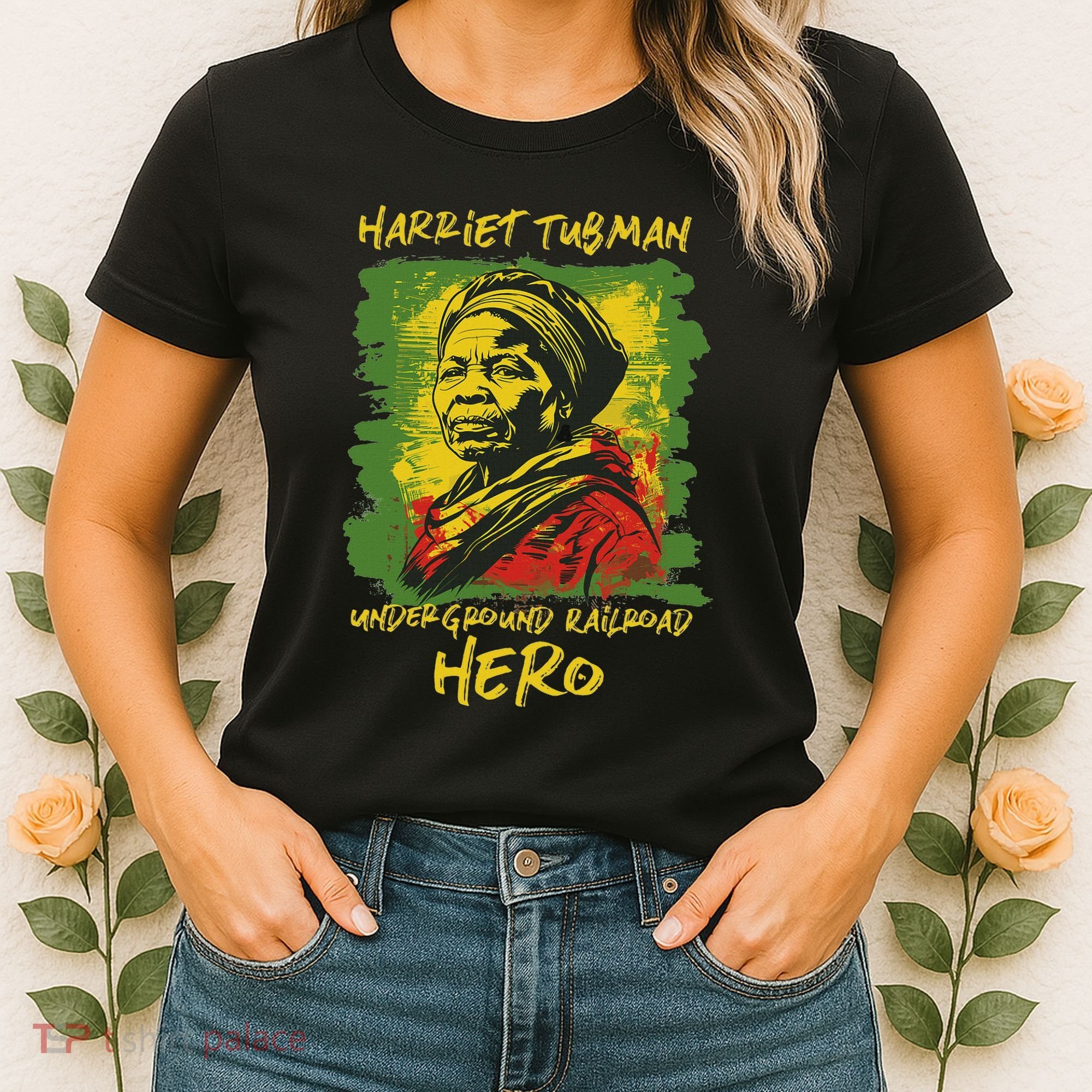 Harriet Tubman Underground Railroad Hero Black History Women's T-Shirt