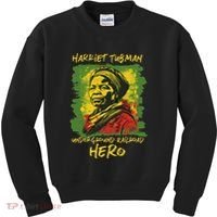 Harriet Tubman Underground Railroad Hero Black History Kids Sweatshirt thumb 0