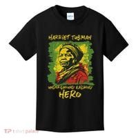 Harriet Tubman Underground Railroad Hero Black History Kids T-Shirt thumb 0