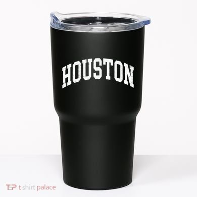 Houston Texas Vintage Distressed Worn Design Tumbler