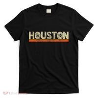 Houston Texas Vintage Retro Stars Souvenir T-Shirt thumb 0
