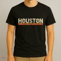 Houston Texas Vintage Retro Stars Souvenir T-Shirt thumb 3