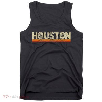 Houston Texas Vintage Retro Stars Souvenir Tank Top