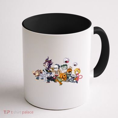 Halloween Team Villains Monster Crew Coffee Mug back