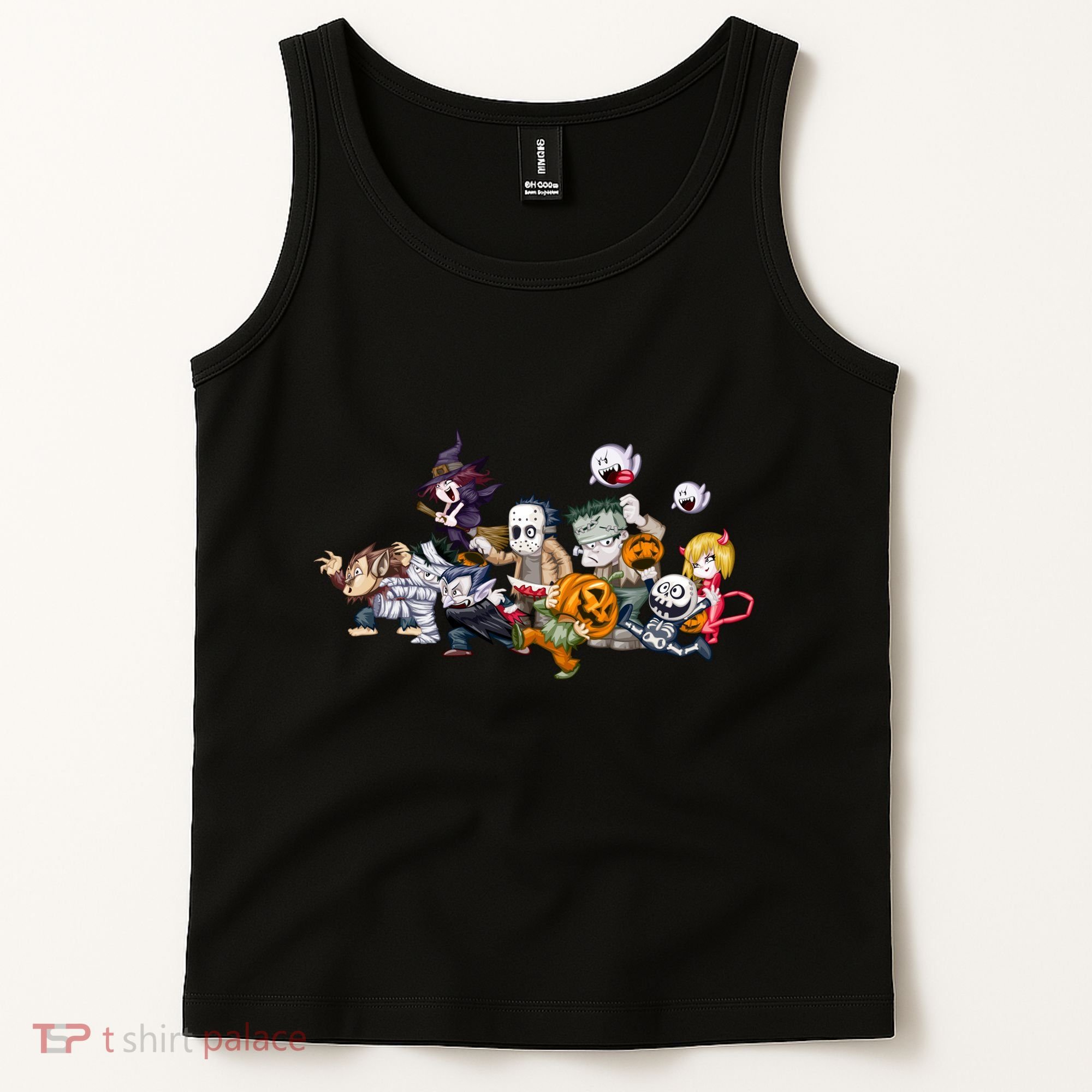 Halloween Team Villains Monster Crew Tank Top
