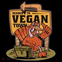 Headed To Vegan Town Chicken Bucket Hat thumb 4
