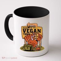 Headed To Vegan Town Chicken Coffee Mug thumb 0