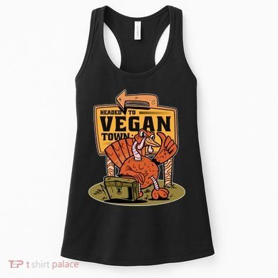 Headed To Vegan Town Chicken Women's Tank Top