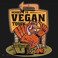 Headed To Vegan Town Chicken Women's Tank Top thumb 5