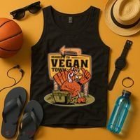 Headed To Vegan Town Chicken Tank Top thumb 4