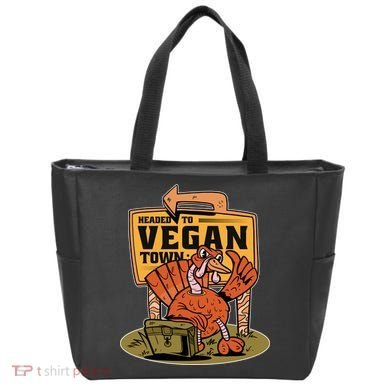 Headed To Vegan Town Chicken Tote Bag