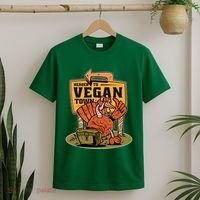 Headed To Vegan Town Chicken T-Shirt thumb 2