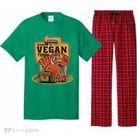 Headed To Vegan Town Chicken Pajama Set thumb 0