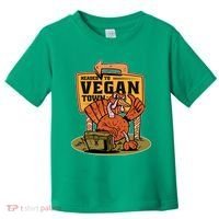 Headed To Vegan Town Chicken Toddler T-Shirt thumb 0