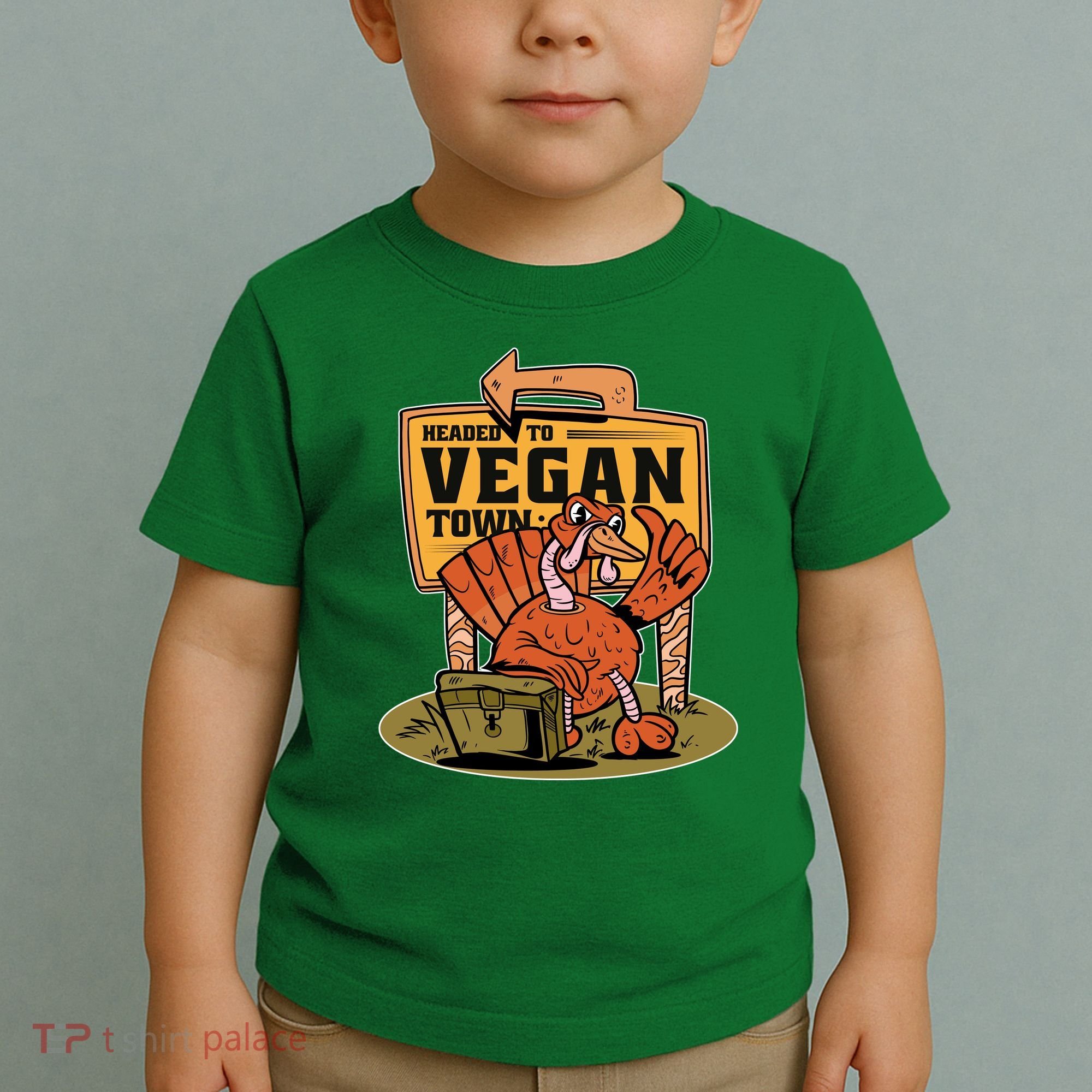 Headed To Vegan Town Chicken Toddler T-Shirt