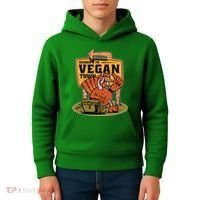 Headed To Vegan Town Chicken Kids Hoodie thumb 4