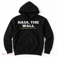 Haul The Wall Martinsville Stock Car Racing Hoodie thumb 0
