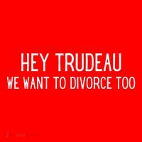 Hey Trudeau We Want To Divorce Too Santa Hat thumb 1