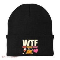 Holiday Time WTF Wine Turkey Family Beanie thumb 0