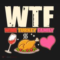 Holiday Time WTF Wine Turkey Family Women's Tank Top thumb 5