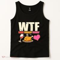Holiday Time WTF Wine Turkey Family Tank Top thumb 2
