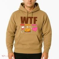 Holiday Time WTF Wine Turkey Family Hoodie thumb 2