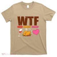 Holiday Time WTF Wine Turkey Family T-Shirt thumb 0