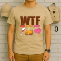 Holiday Time WTF Wine Turkey Family T-Shirt thumb 6