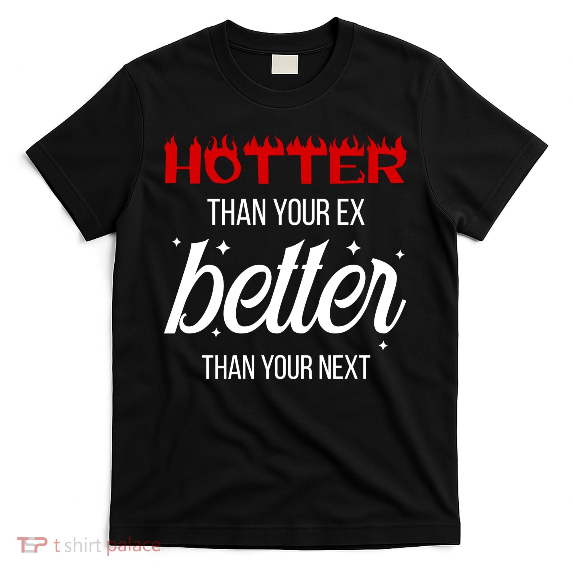 Hotter Than Your Ex Better Than Your Next Sarcastic T-Shirt