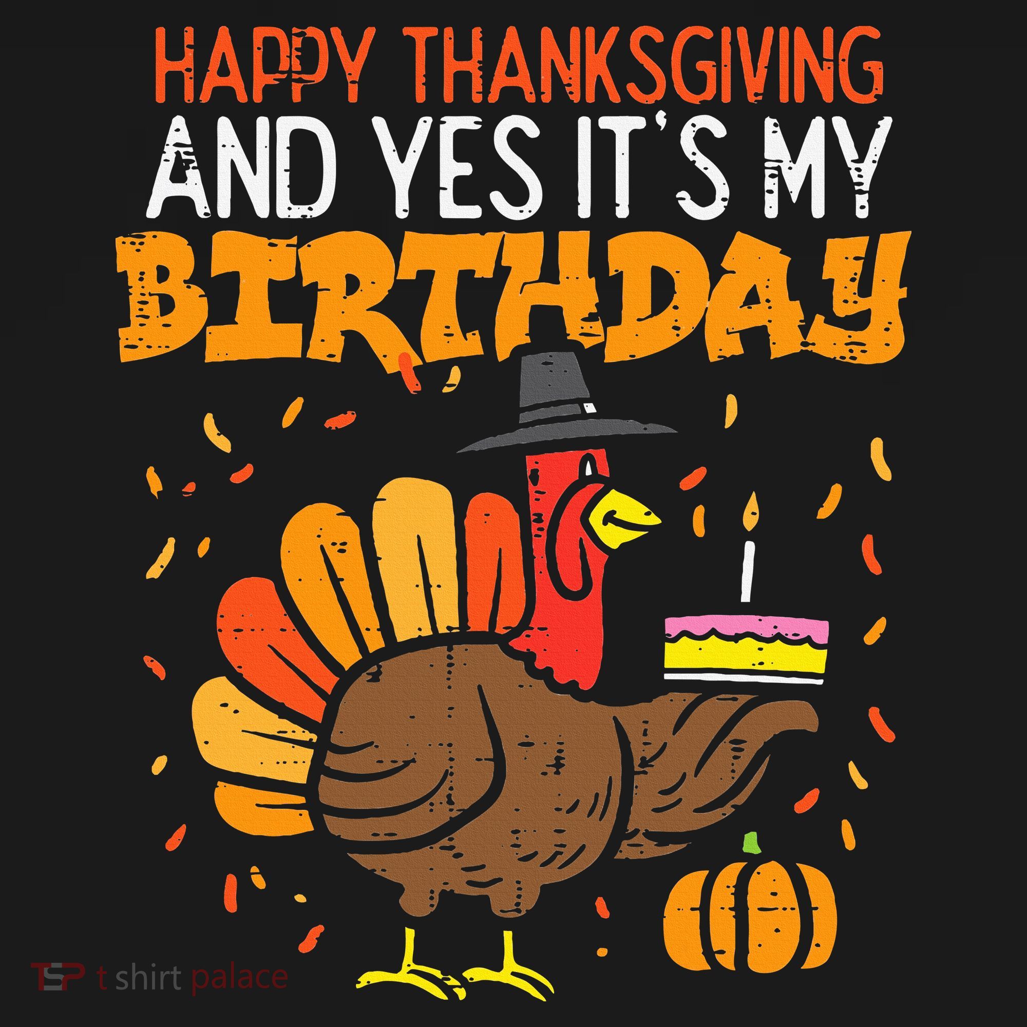 Happy Thanksgiving Yes Its My Birthday Turkey Mousepad