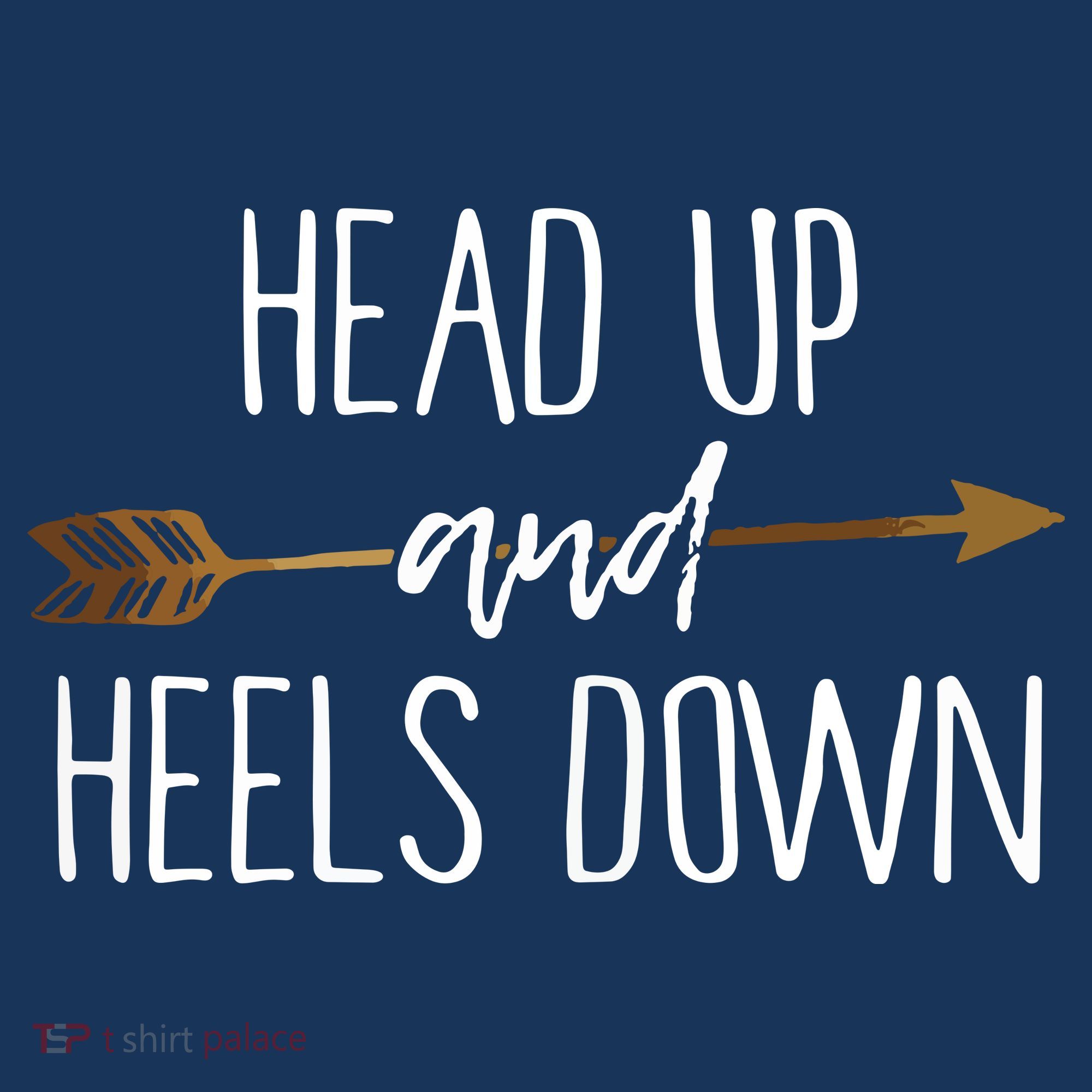 Head Up And Heels Down Shirts Horse Lovers Women's Hoodie