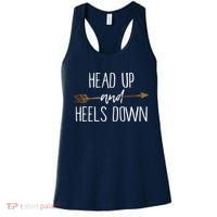 Head Up And Heels Down Shirts Horse Lovers Women's Tank Top thumb 0