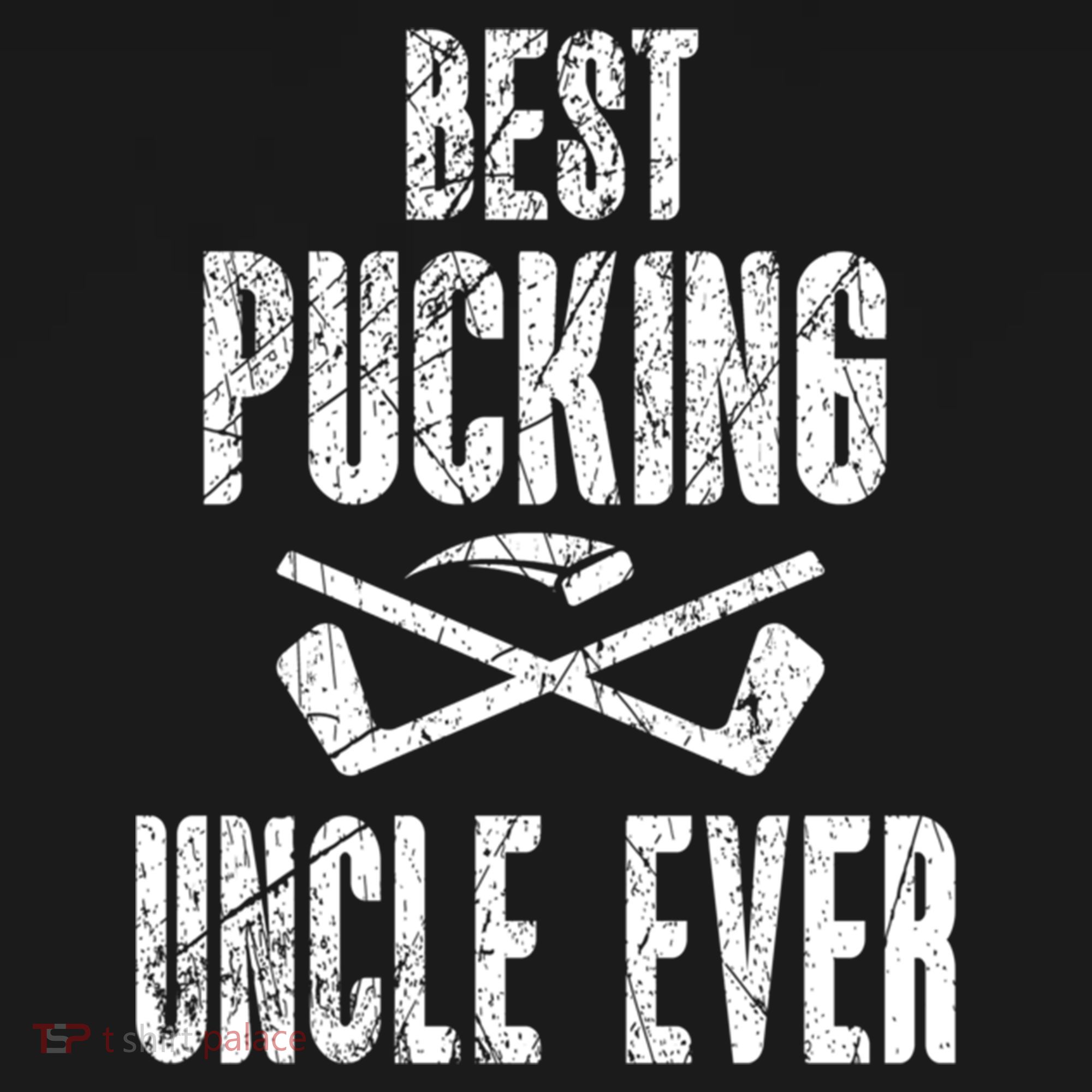 Hockey Uncle Best Pucking Uncle Ever Hockey Fan Cool Gift Women's Hoodie