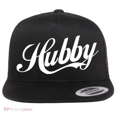Hubby Flat Bill Trucker Hat