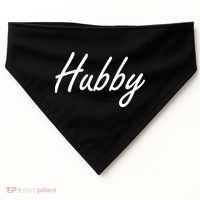 Hubby Funny Couples USA-Made Doggie Bandana thumb 0