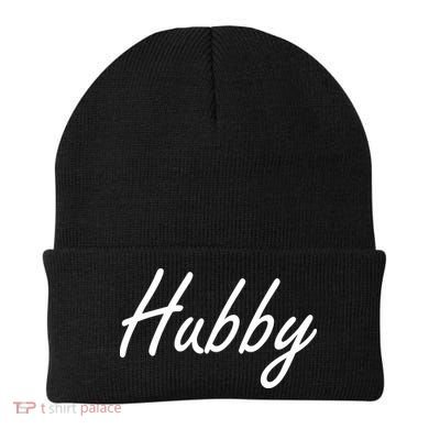 Hubby Funny Couples Beanie