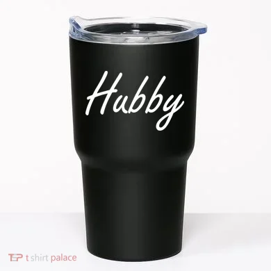 Hubby Funny Couples Tumbler