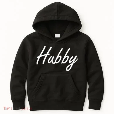 Hubby Funny Couples Kids Hoodie