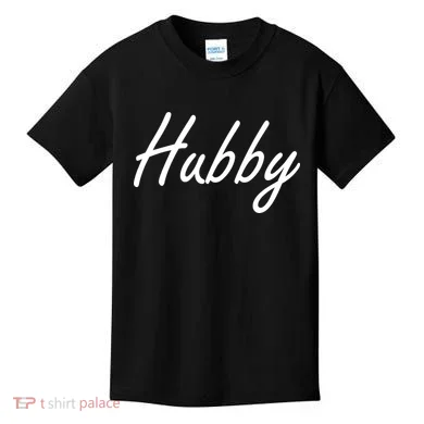 Hubby Funny Couples Kids T-Shirt