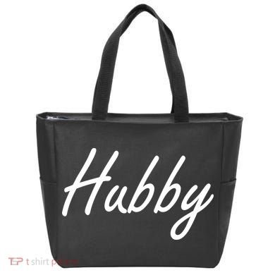 Hubby Funny Couples Tote Bag