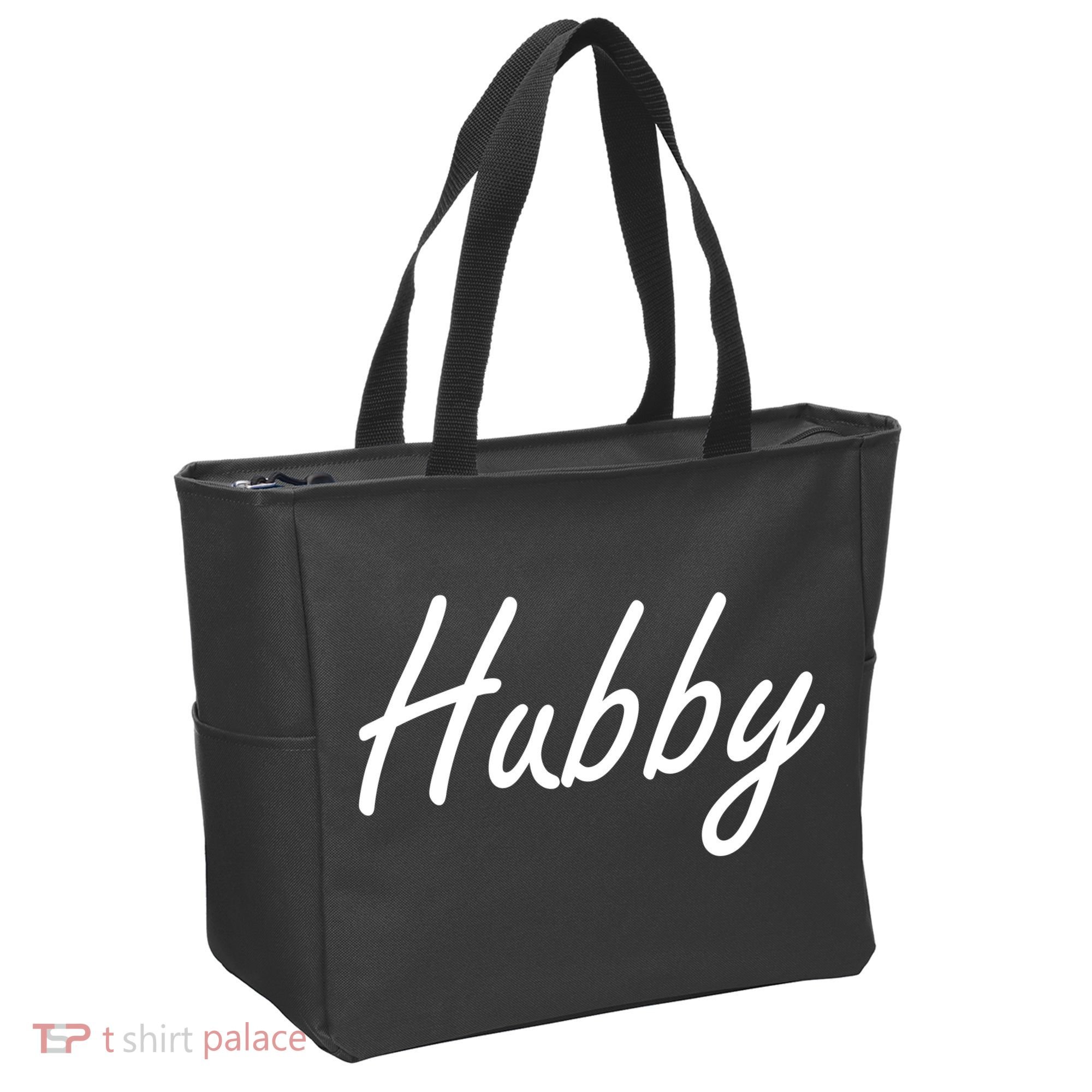 Hubby Funny Couples Tote Bag