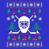 Hockey Ugly Christmas Sweater Funny Hockey Cute Gift T-Shirt thumb 7